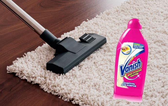 comment nettoyer un tapis avec Vanish