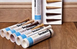 Coulis pour revêtements de sol stratifiés.