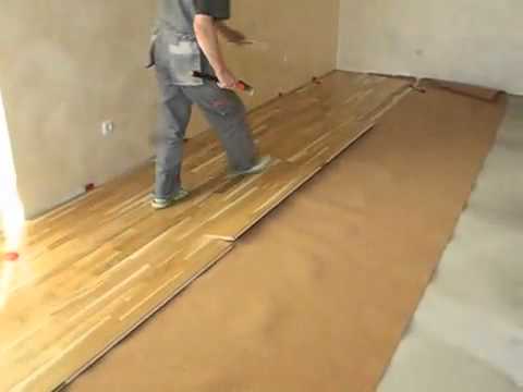 Méthodes de pose de planches de parquet