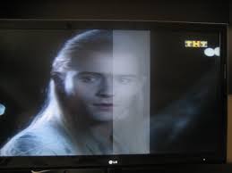 De l'eau est entrée dans la télé