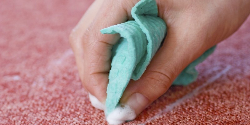 Du chewing-gum sur le tapis