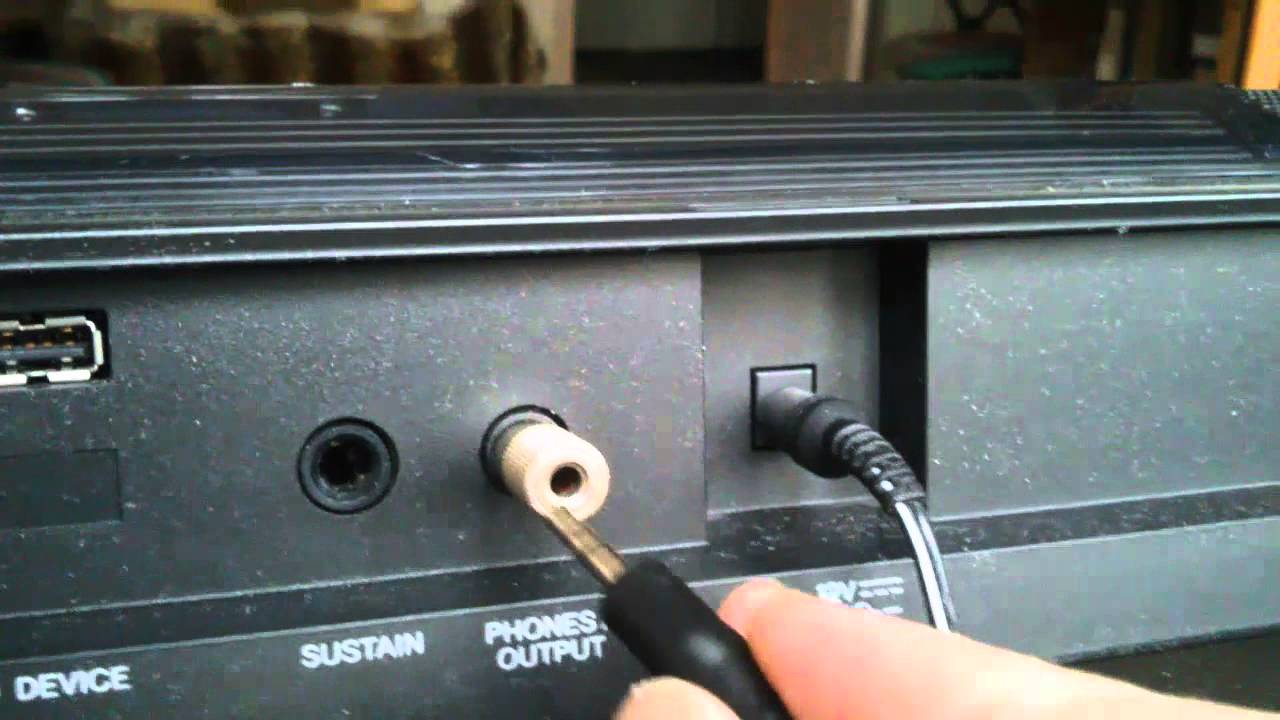 Connectez un microphone au synthétiseur