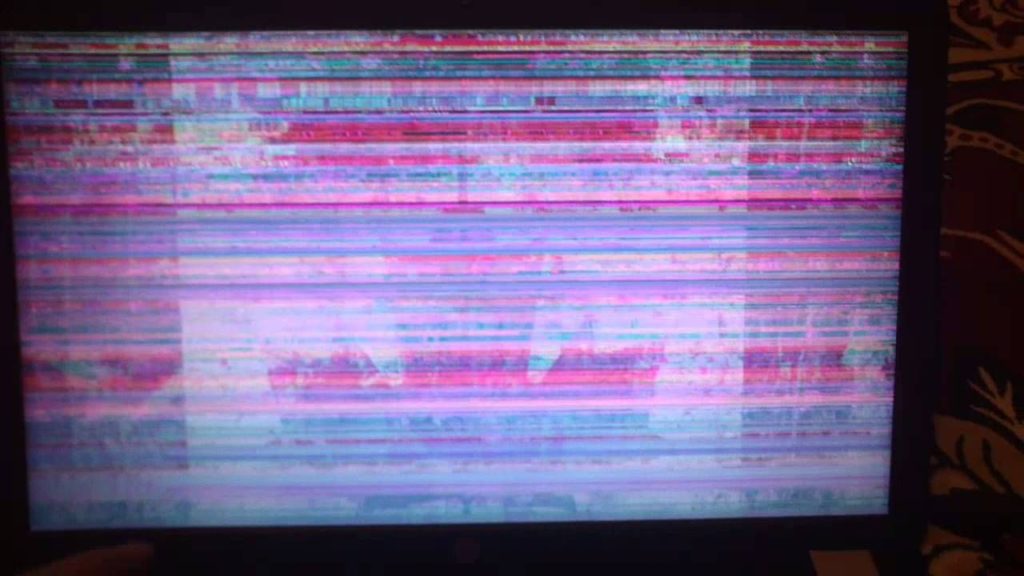 moniteur défectueux