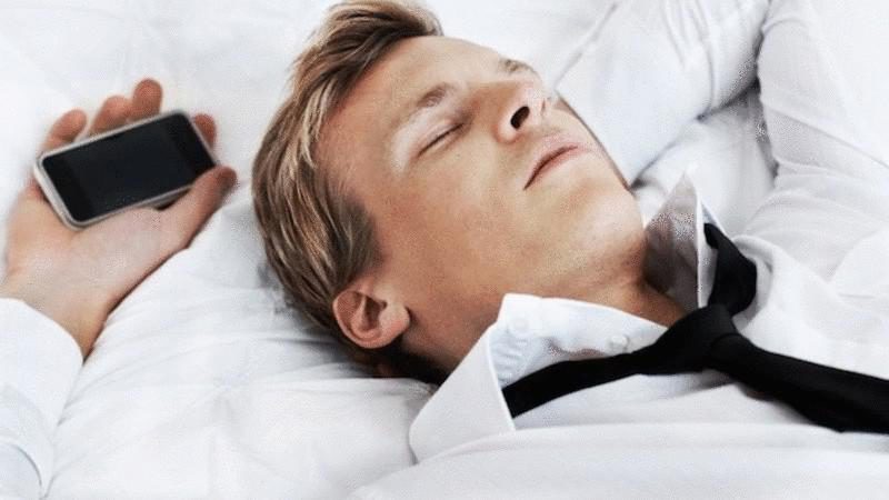 dormir avec ton téléphone