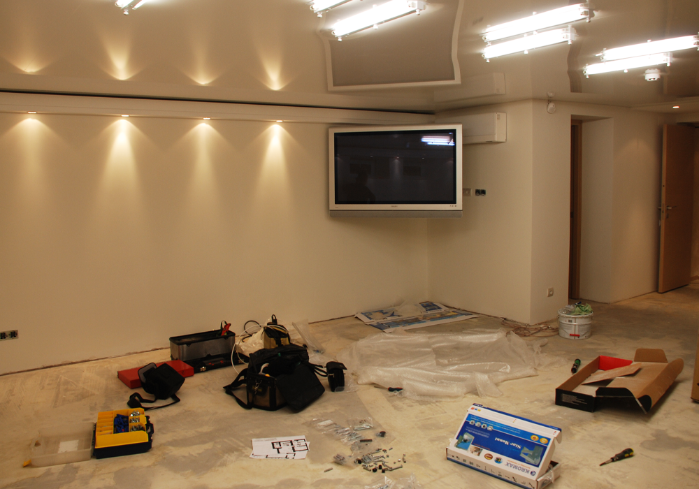 La télé dans le coin