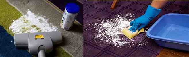 Nettoyer un tapis avec de la soude