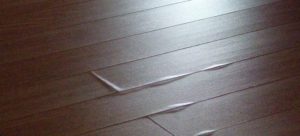 le stratifié est gonflé