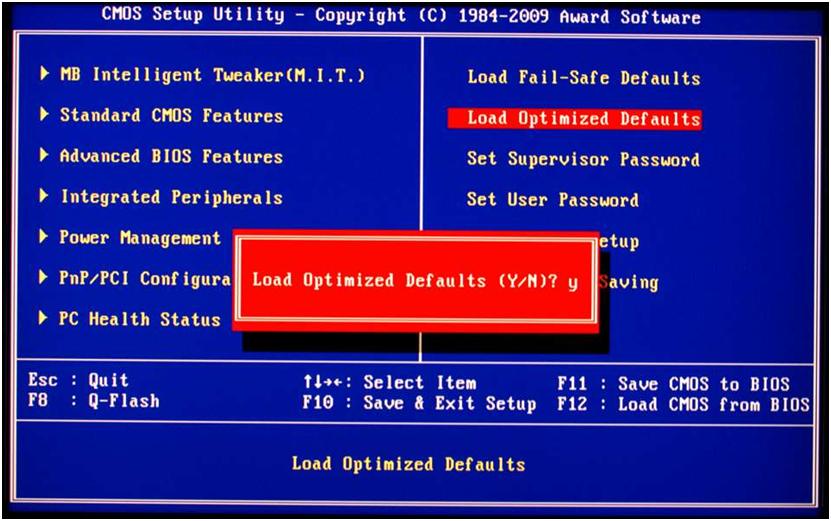 comment activer le bios si le clavier ne fonctionne pas