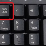 Verrouillage numérique sur le clavier