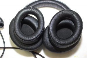 Coussinets d'oreille pour casque.