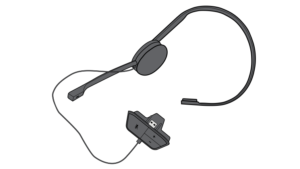 Connexion d'un casque à la console.