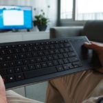 Clavier pour téléviseur.