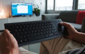 Clavier pour téléviseur.