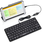 Clavier connecté au téléphone.