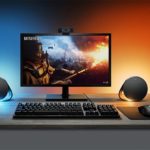 Haut-parleurs d'ordinateur.