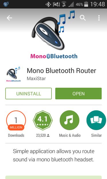 Routeur Bluetooth mono.