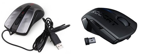 Sources d'alimentation de la souris.