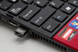 L'ordinateur portable ne voit pas la souris