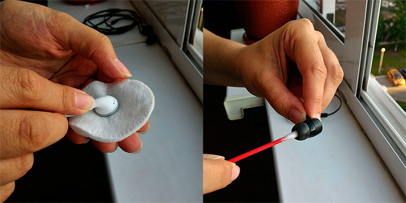 Traitement avec de l'alcool.