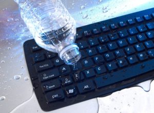 Pénétration de liquide