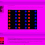 COULEUR DE L'ÉCRAN DU MONITEUR ROSE