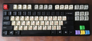 Disposition des lettres et des chiffres