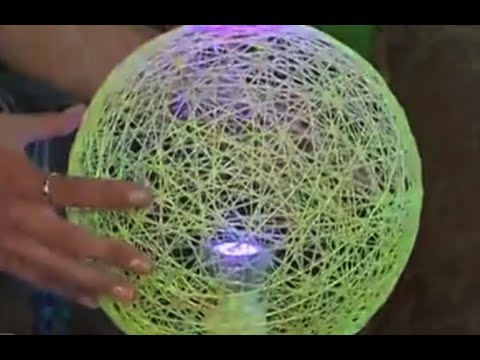 Abat-jour pour lampadaire en fils : master class