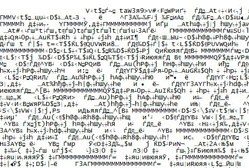 Imprime des hiéroglyphes au lieu du texte