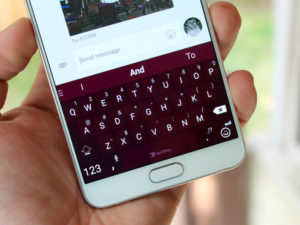 clavier sur téléphone Android