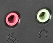 panneau avant de l'ordinateur