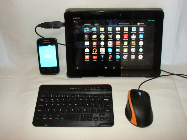 travailler sur une tablette avec une souris