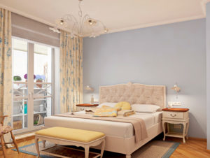 prises au dessus de la table de chevet dans la chambre