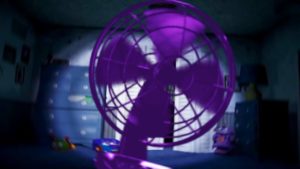 Le ventilateur souffle des virus dangereux dans la pièce