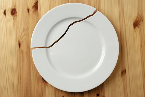 La vaisselle est cassée