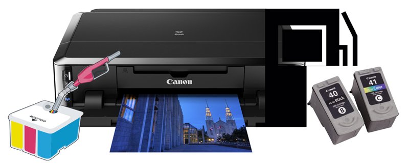 Avec une impression intensive, la consommation de cartouches augmente.