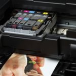 Cartouche d'imprimante à jet d'encre.