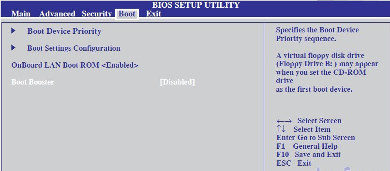 Réinitialisation de l'ordinateur portable