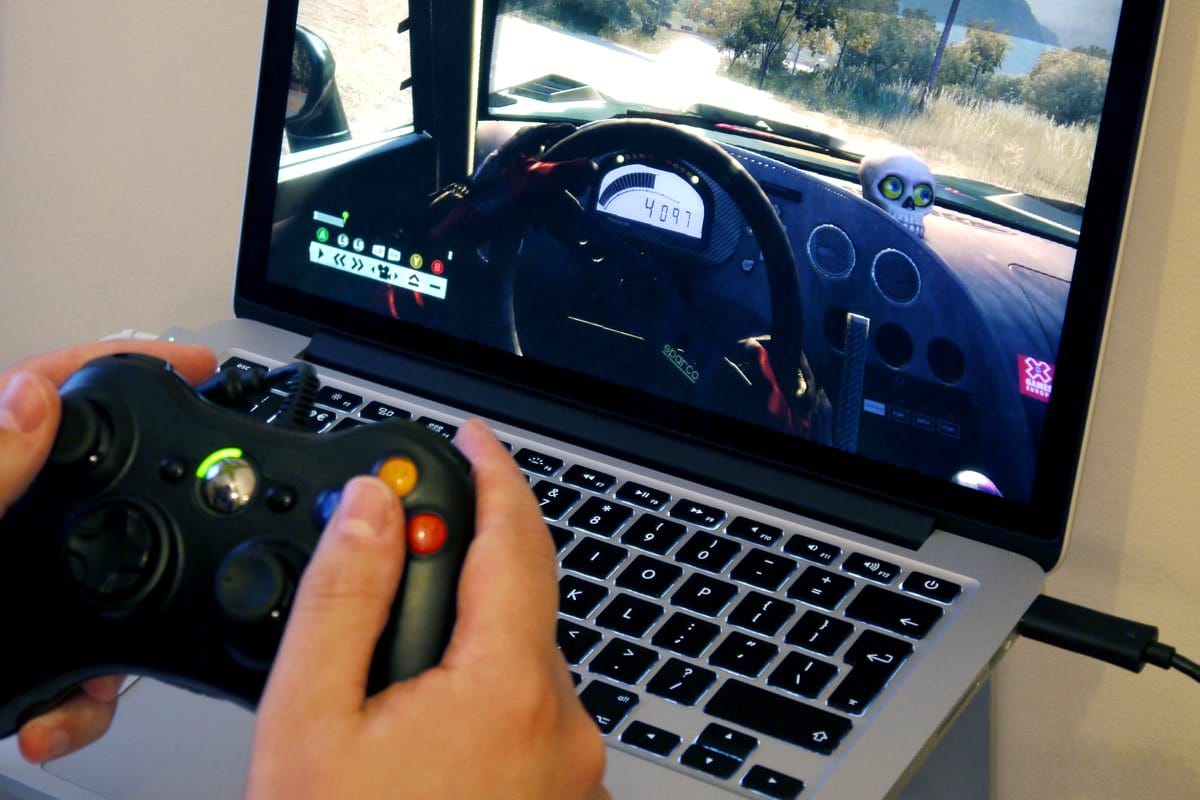 Vérification de la manette de jeu dans le jeu.