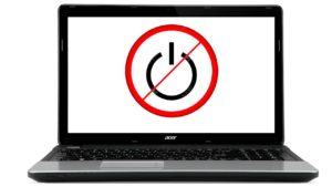 L'ordinateur portable ne s'éteint pas