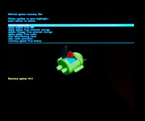 La tablette redémarre.