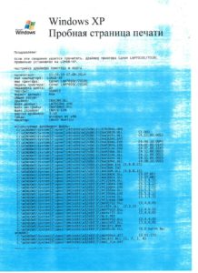 Défauts d'impression de l'imprimante.