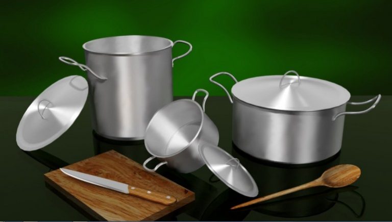 casseroles en aluminium