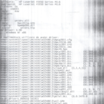 Rayures verticales lors de l'impression.