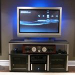 Caisson de basses dans un home cinéma.