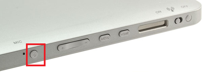 bouton de réinitialisation