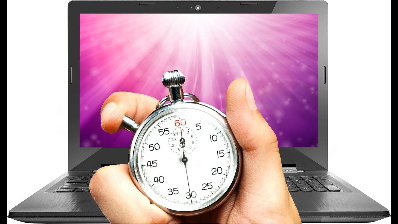 Comment définir une minuterie d'arrêt sur un ordinateur portable.