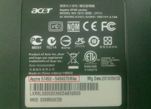 autocollant sur ordinateur portable