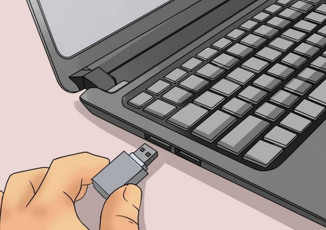 connexion à un ordinateur portable