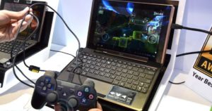 depuis un ordinateur portable