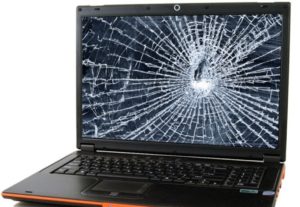 ordinateur portable cassé
